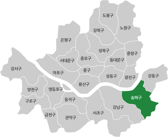 송파센터 지도 이미지