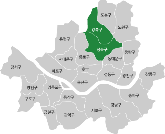 성북강북센터 지도 이미지